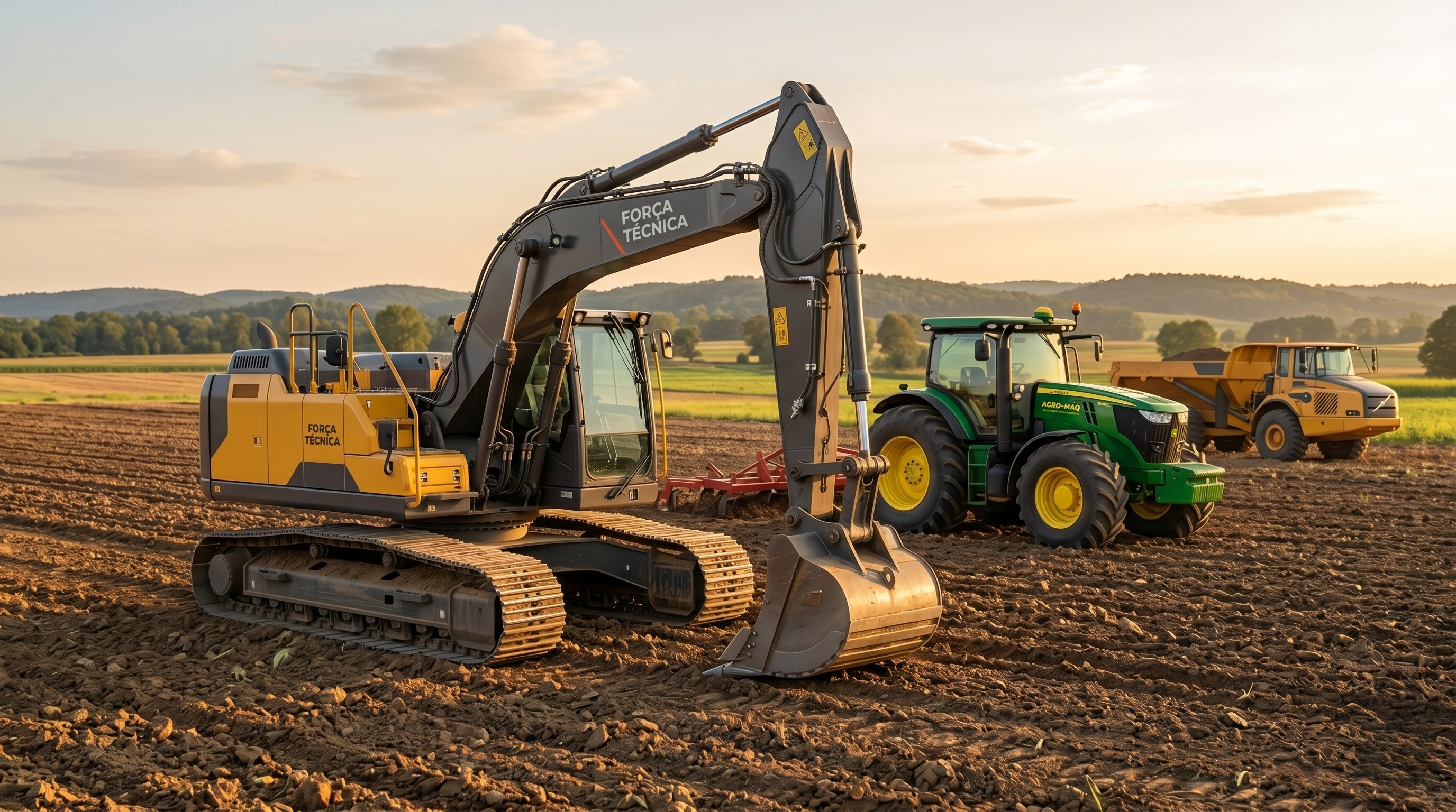 Máquinas Pesadas em Operação